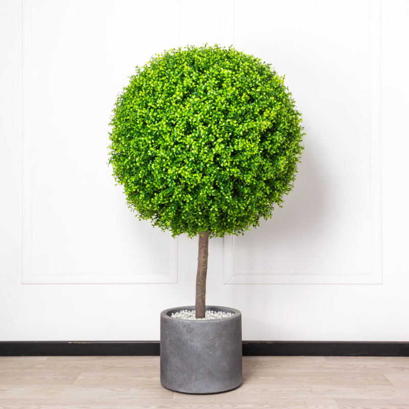 СШ090/229-2(з) Самшит искусственный шар Премиум d90см, h160см