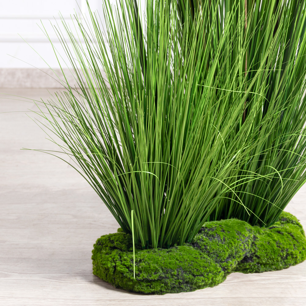 К351(F) Трава Осока искусственная h115см на кочке из мха_3