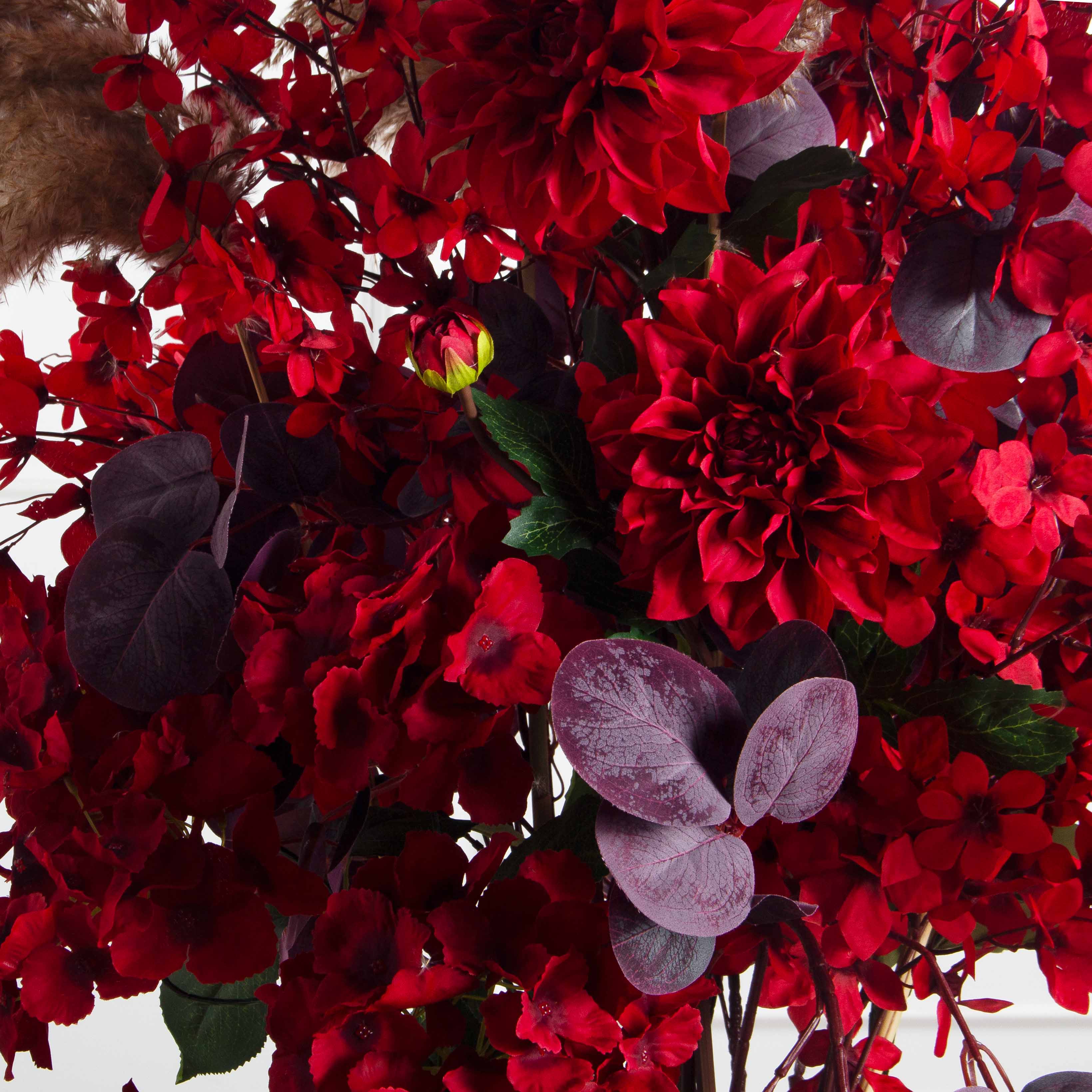 К549(Пр)(F) Композиция искусственная на основании, красно-бордовая_8