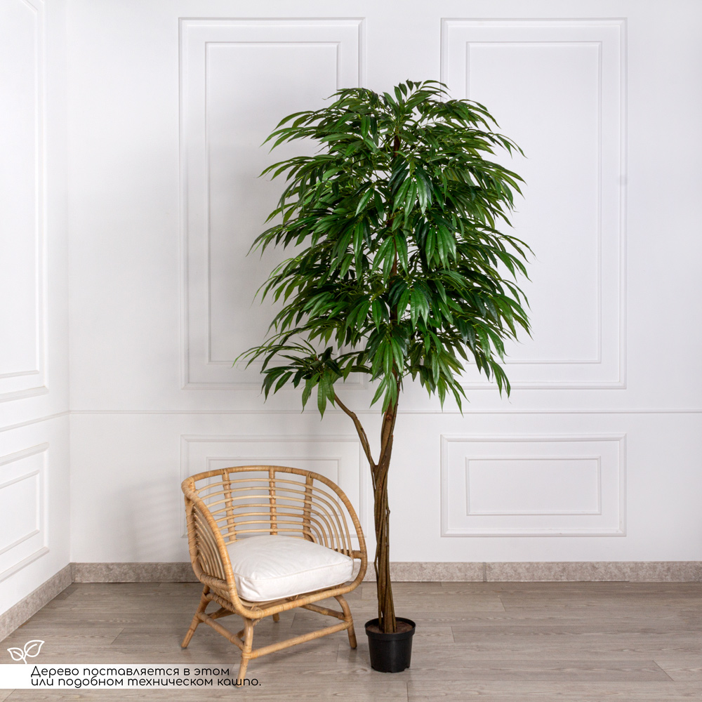 230/РН/219(з)(Пр) Лонгифолия искусственная h230см, d100см (латекс) _1