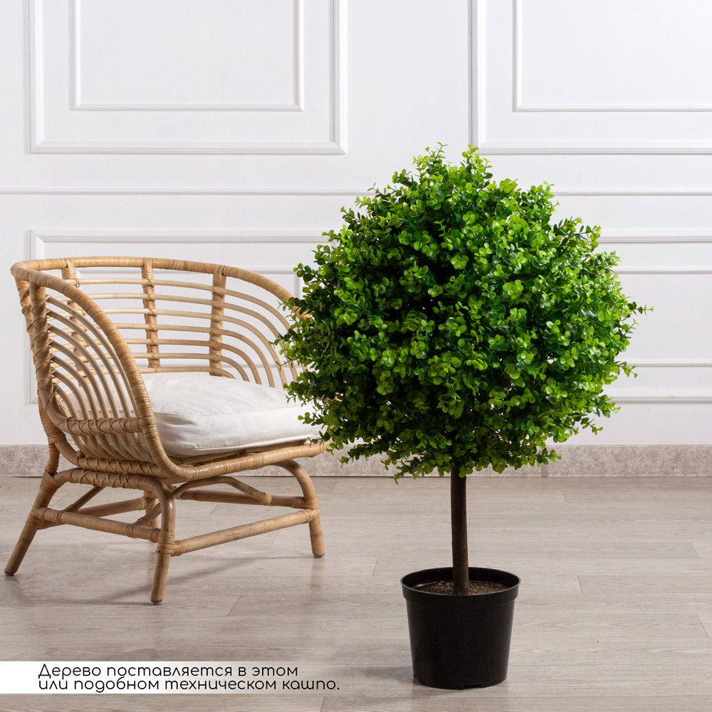 СШ060/228(Пр)(F) Самшит искусственный шар эвкалипт Элит h100см_1