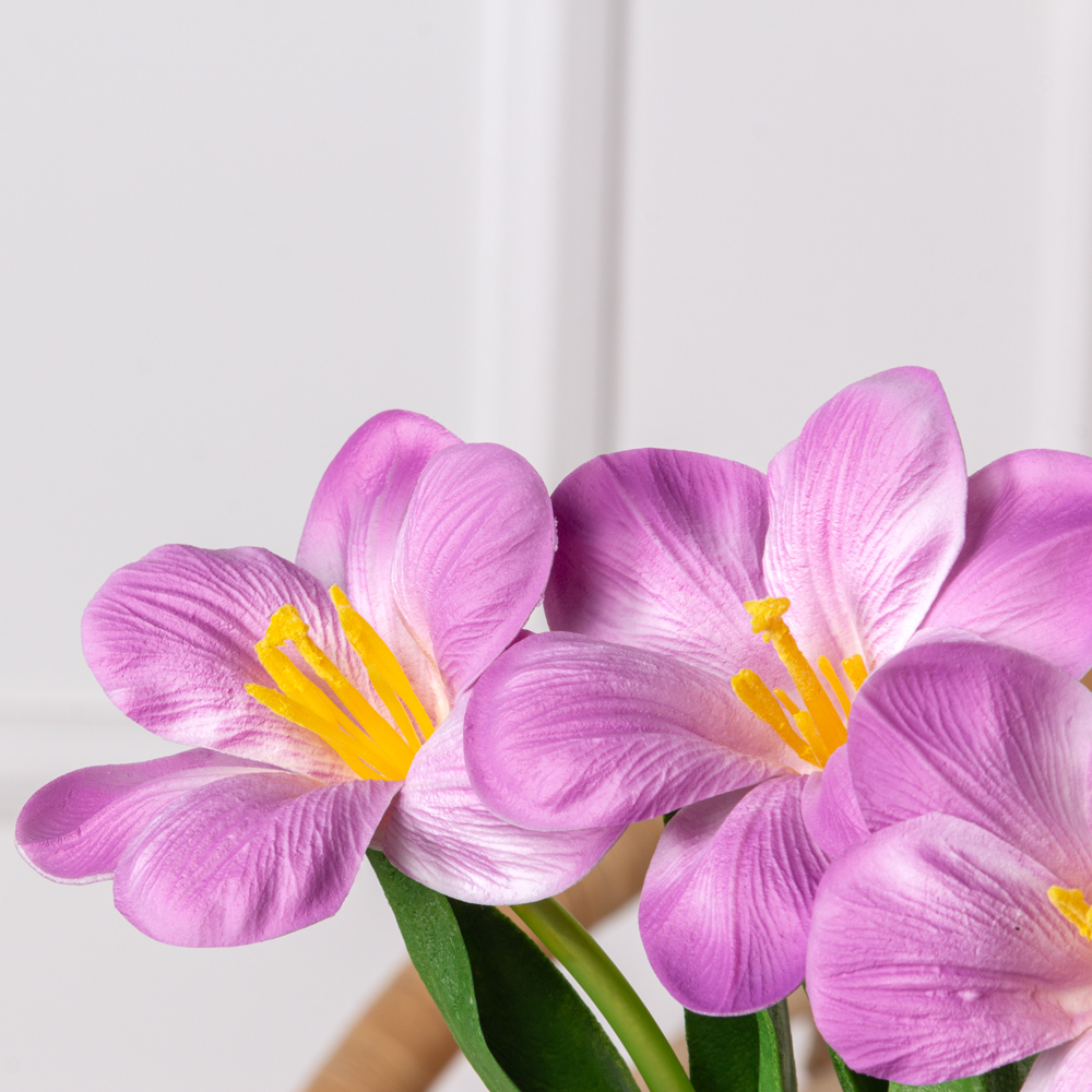 7141А/0443-02/8Р Тюльпан распустившийся искусственный d8см, h50см, сиреневый_2