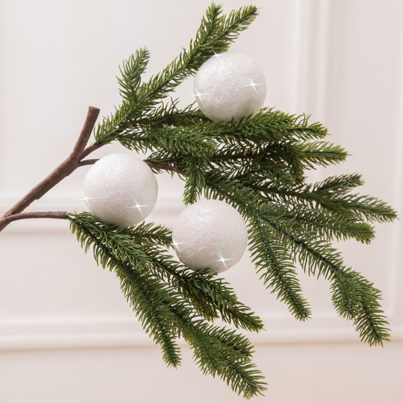 736/6055-6 (Sale) Шар белый с обсыпкой (8шт/уп)_1