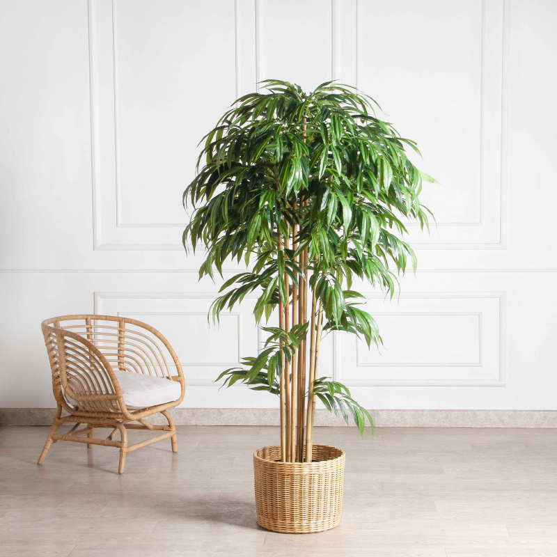 180/219(Пр)(F) Бамбук искусственный Люкс 8 стволов, h180см (латекс)_1