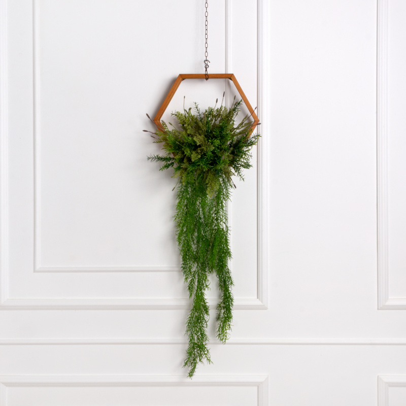 БК136/06 Композиция искусственная Сота 38хh33см_3