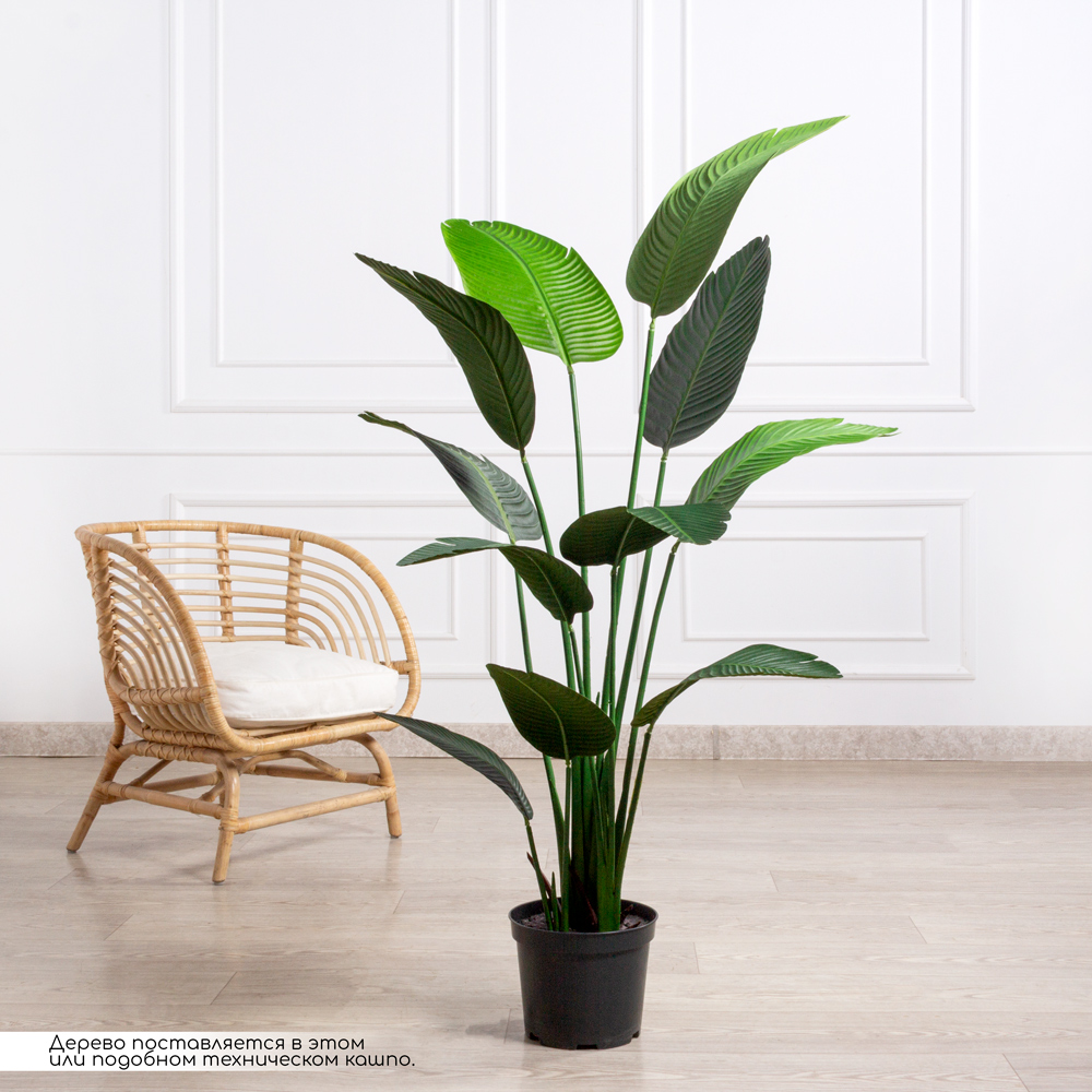 160/К/360(Promo)(F) Банановая Пальма искусственная h160см в кашпо_1