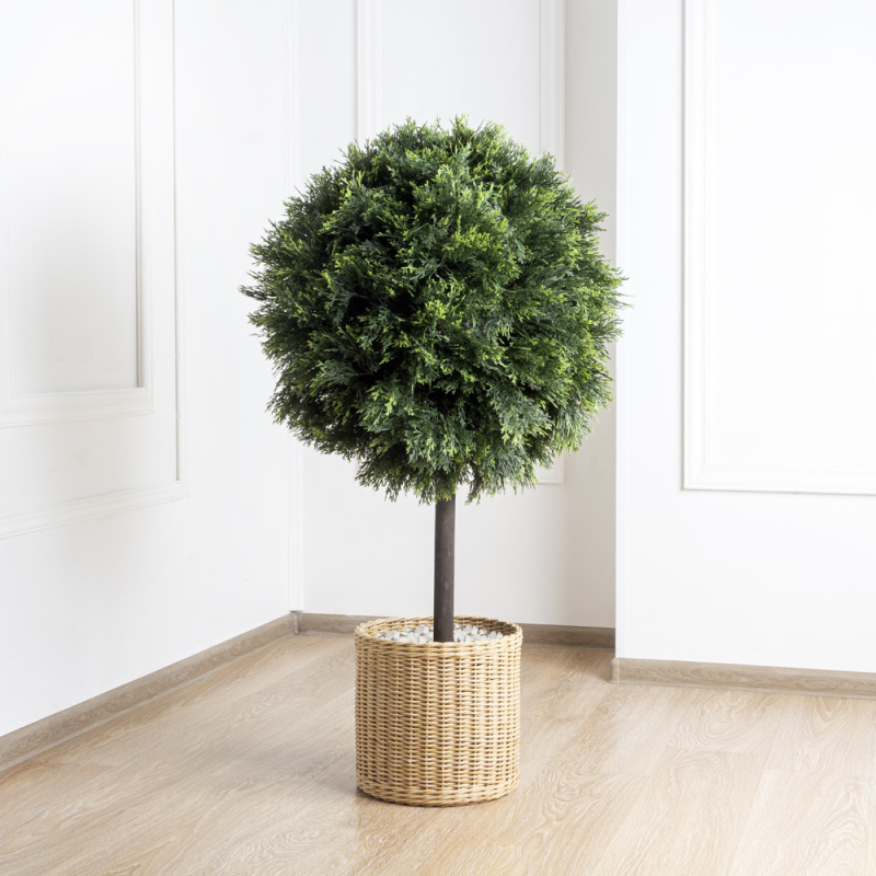 070/ШТ/146 Туя искусственная шар Люкс h110см, d70см_3