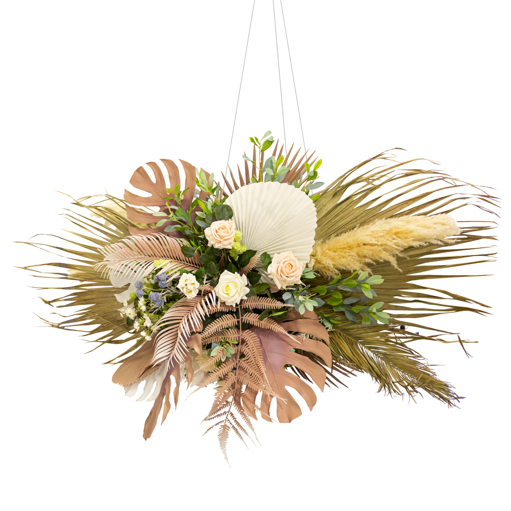 КЗ/47(з) Композиция искусственная с сухоцветами 160х100х70см_1