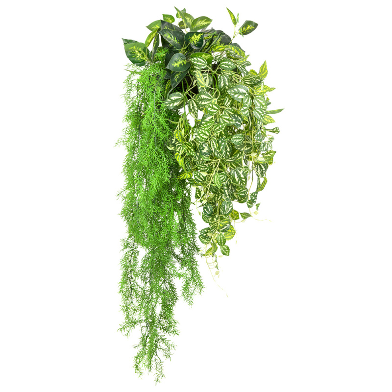 БК 28 Композиция с аспарагусом на блоке 15*h10