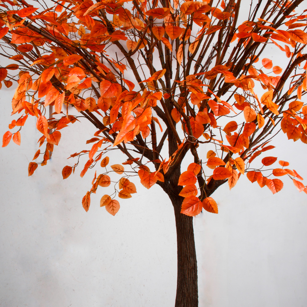 310Гбст/разб/РН/635(F) Осина искусственная  h310см d250см, оранжевая_3