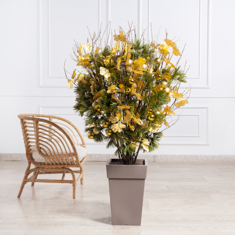 ДЛ149-1(F) Декор входной группы h100см на прутьях, золото