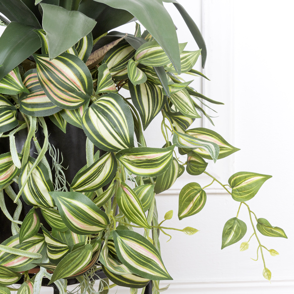 К440 Композиция искусственная с Агавой в интерьерном кашпо_6