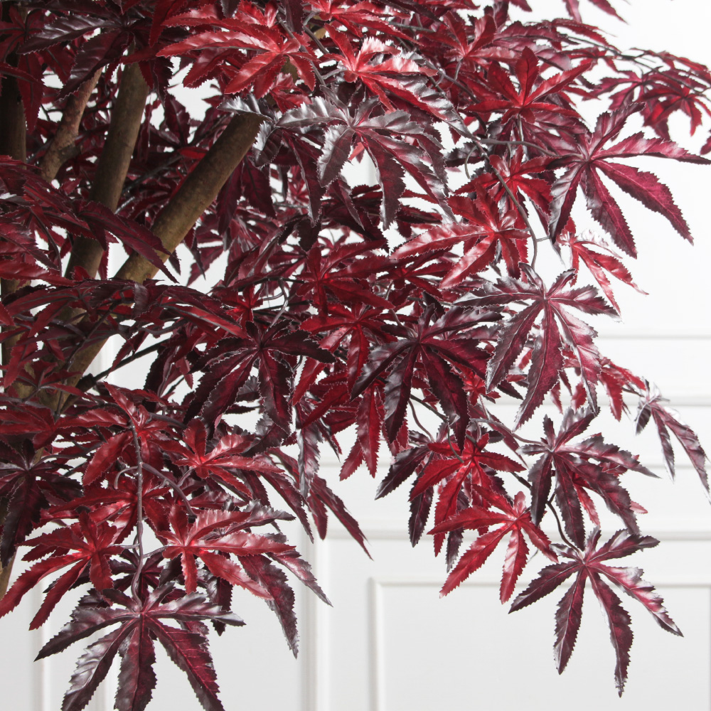 280/РН/400(з)(F) Клен искусственный бордовый h280 d190*130см, латекс_4