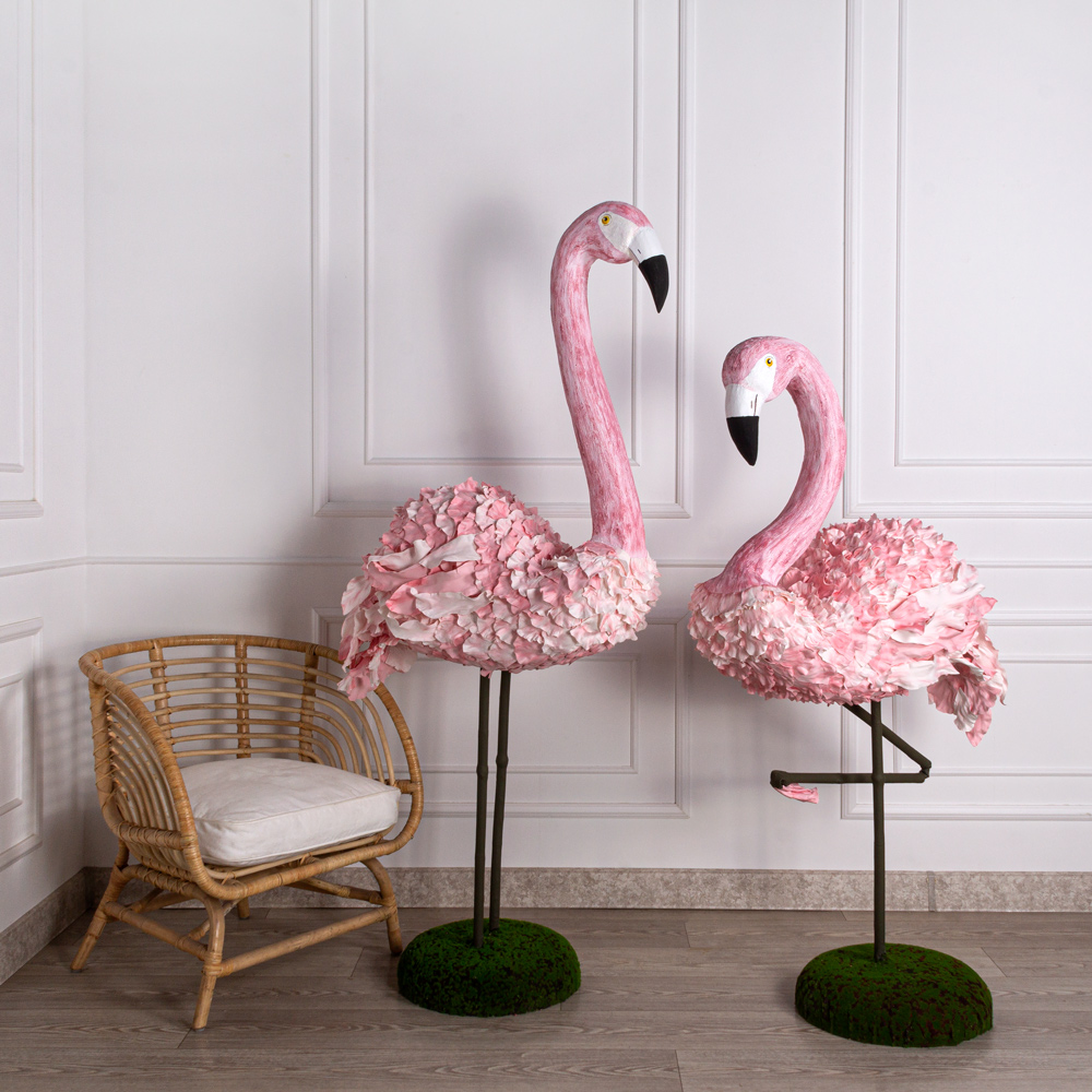 БТФ03/1 Фламинго розов. №2  h145/151_7