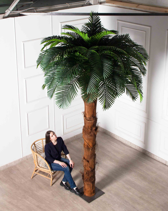 ПС350Разб/ТР/49Люкс(Пр)(F) Пальма Арека искусственная h350см (латекс) на мет.основании_1