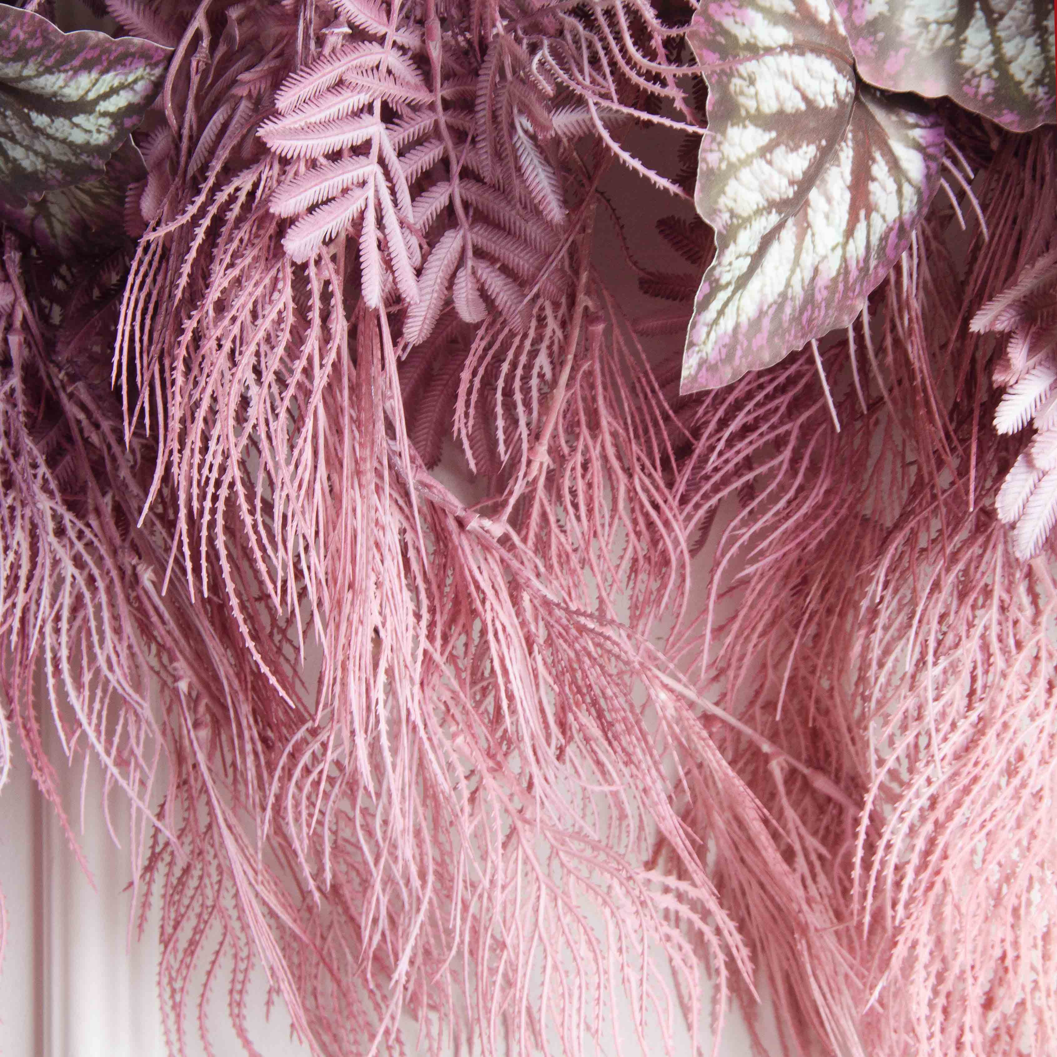 Л12-1(F) Лиана искусственная с Бегонией L100см, лиловая_6