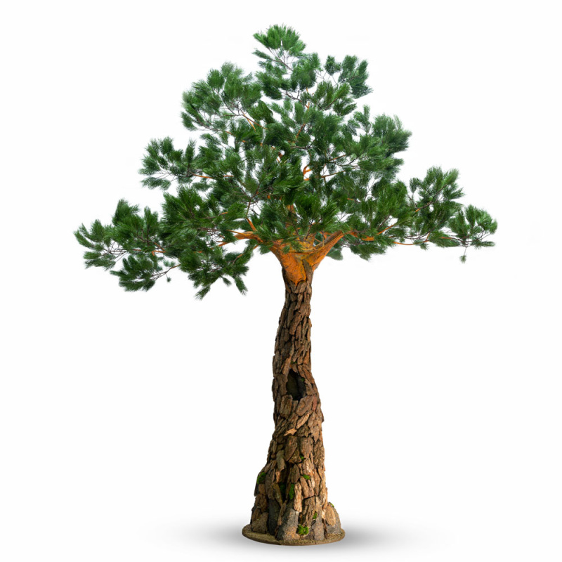 400Разб./нат/224(з.) Сосна с натур.корой h-400см