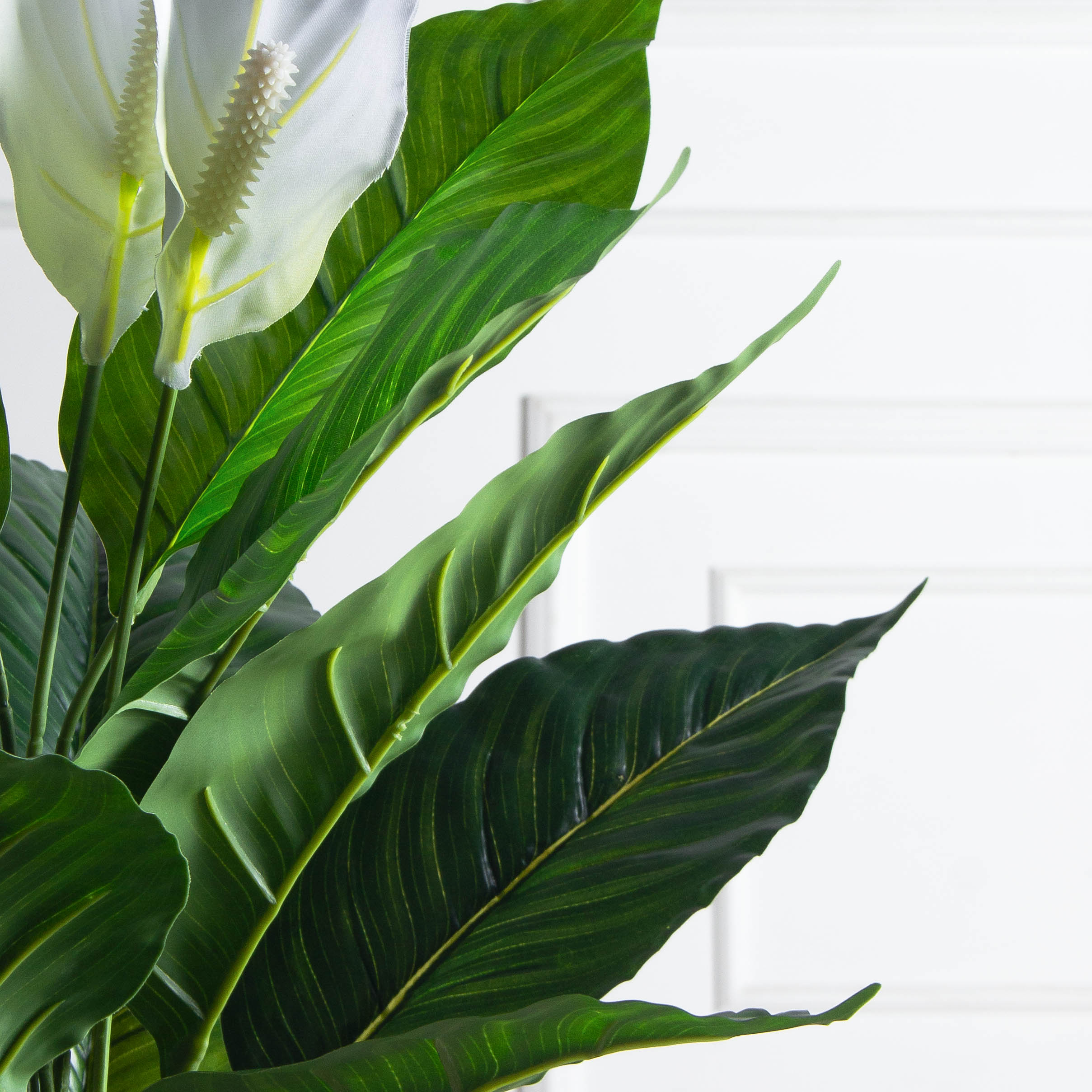 К60/217(F) Спатифиллум искусственный цветущий h60см_5