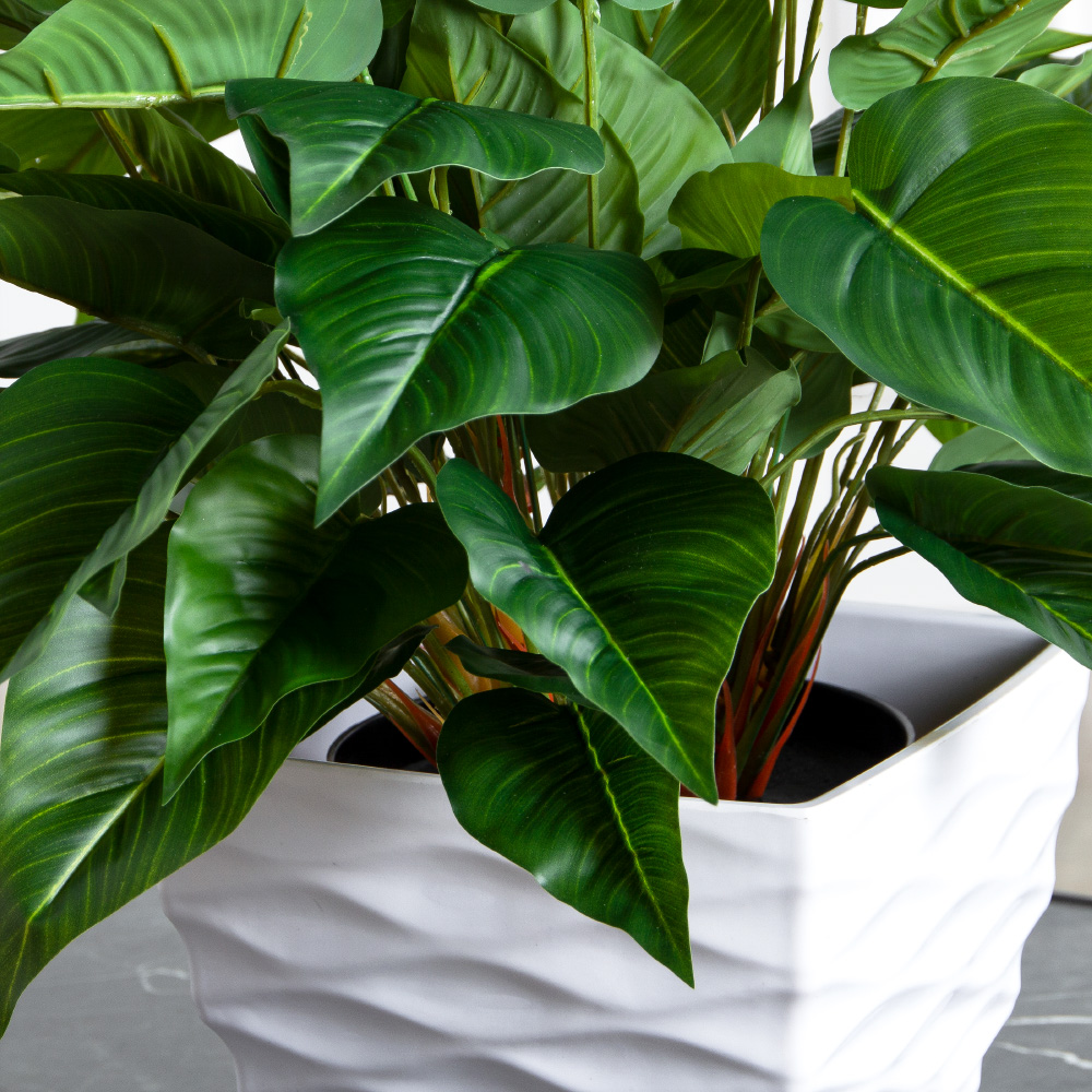 ЦС95-3(з)(F) Сциндапсус искусственный куст в кашпо d15см, латекс_4