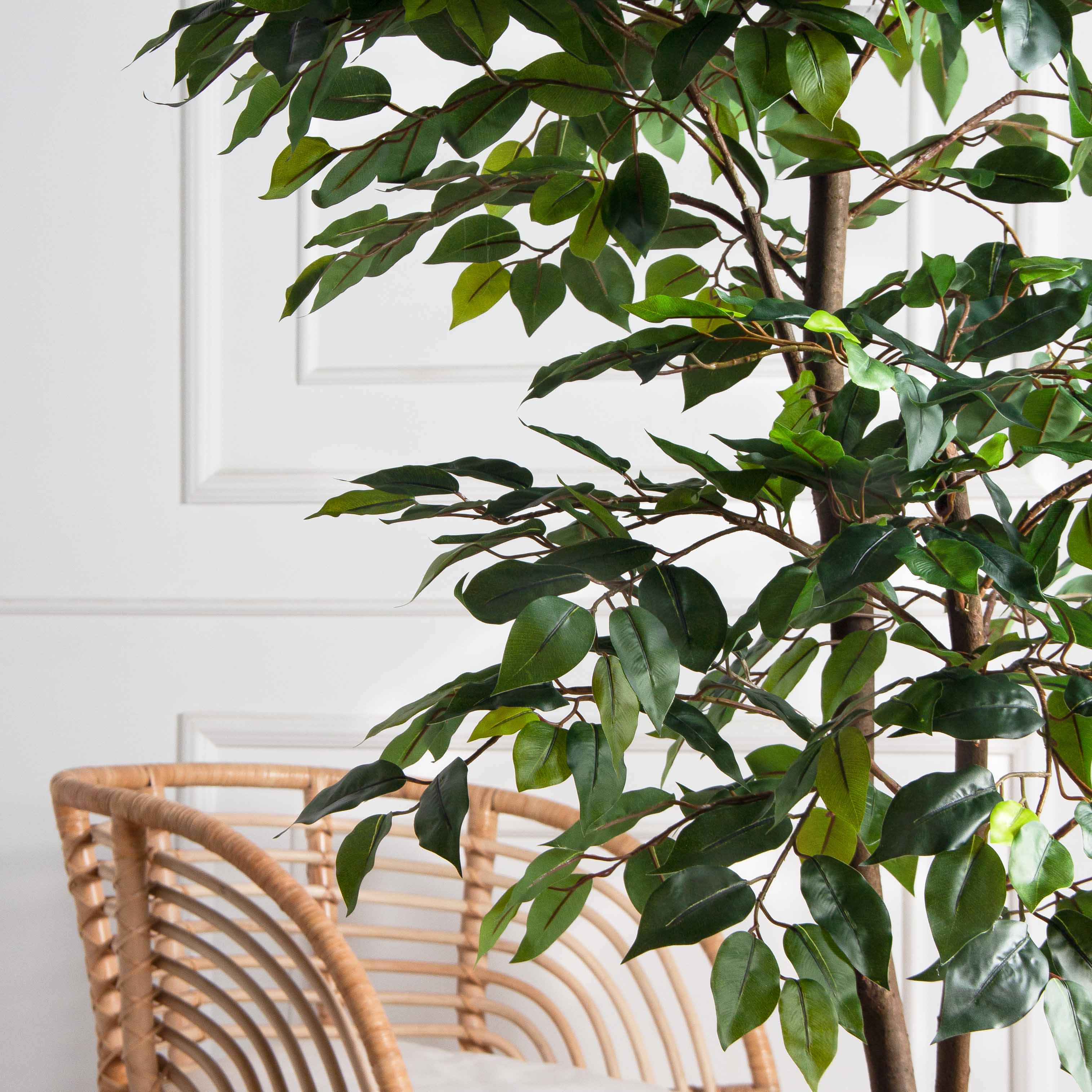 170/Р/34(з)(F) Фикус искусственный h170см в кашпо_5