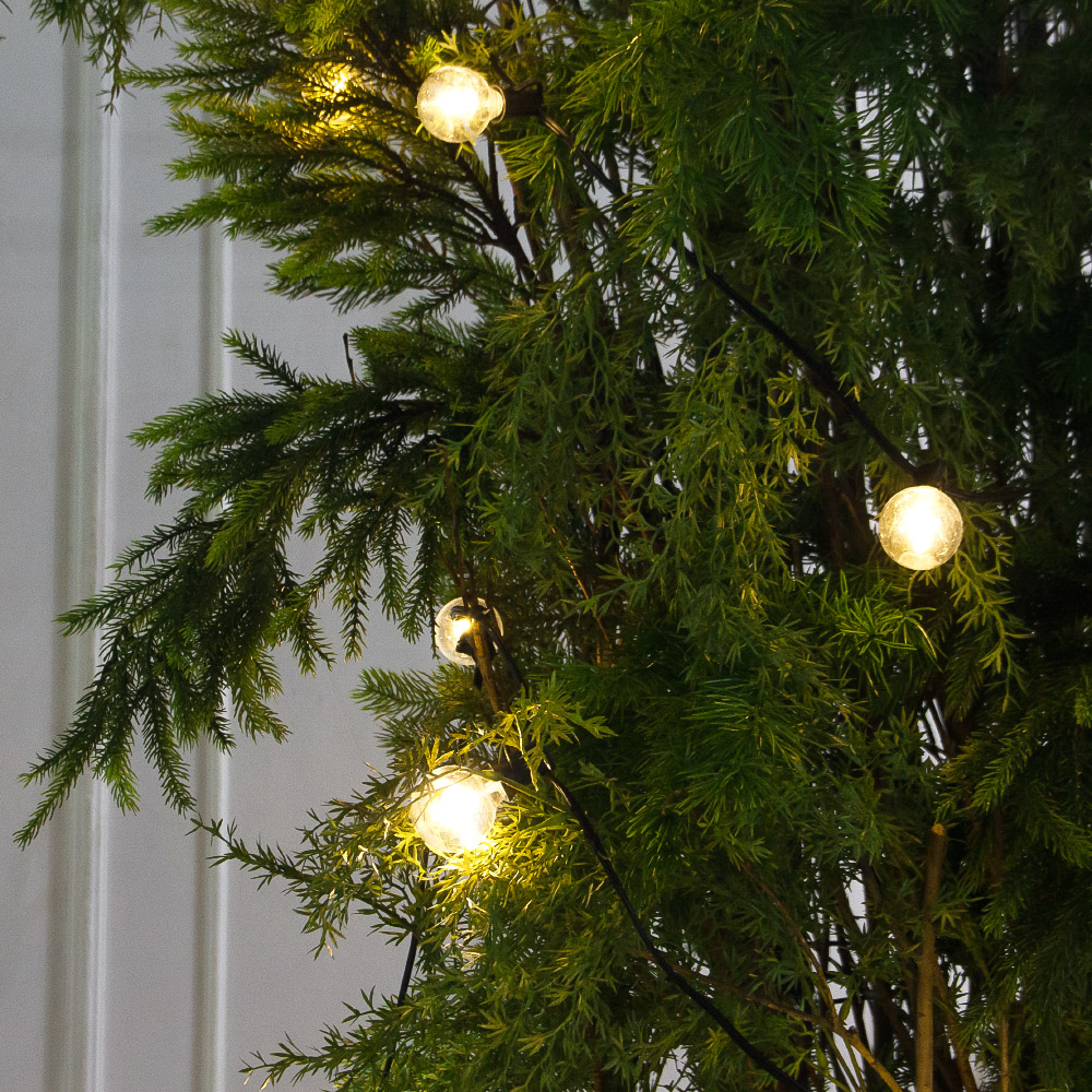 ДЛ182/СВ04(Пр)(Fix)(F)Декор вход.группы хвойный h290см н/прутьях, прист.с ретро-гирляндой_6