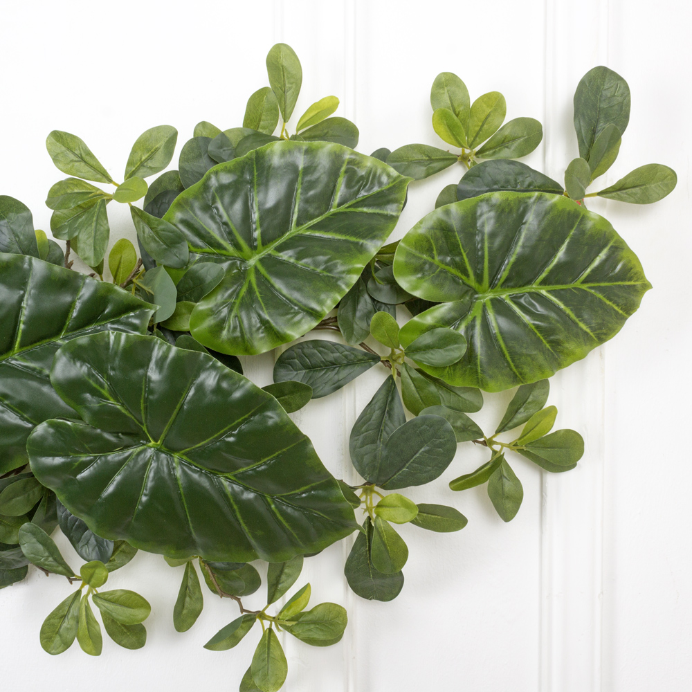 Л02 Лиана Шеффлера с филодендроном (латекс) L100см_3