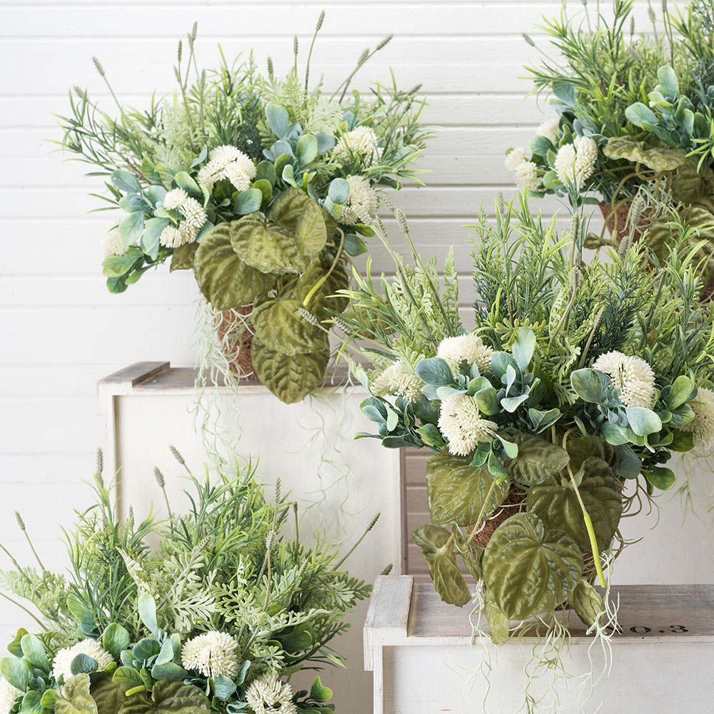 К3082(з) Зелень с Агерат. бел. в круглом кок. боксе (d-15,h-10)_5