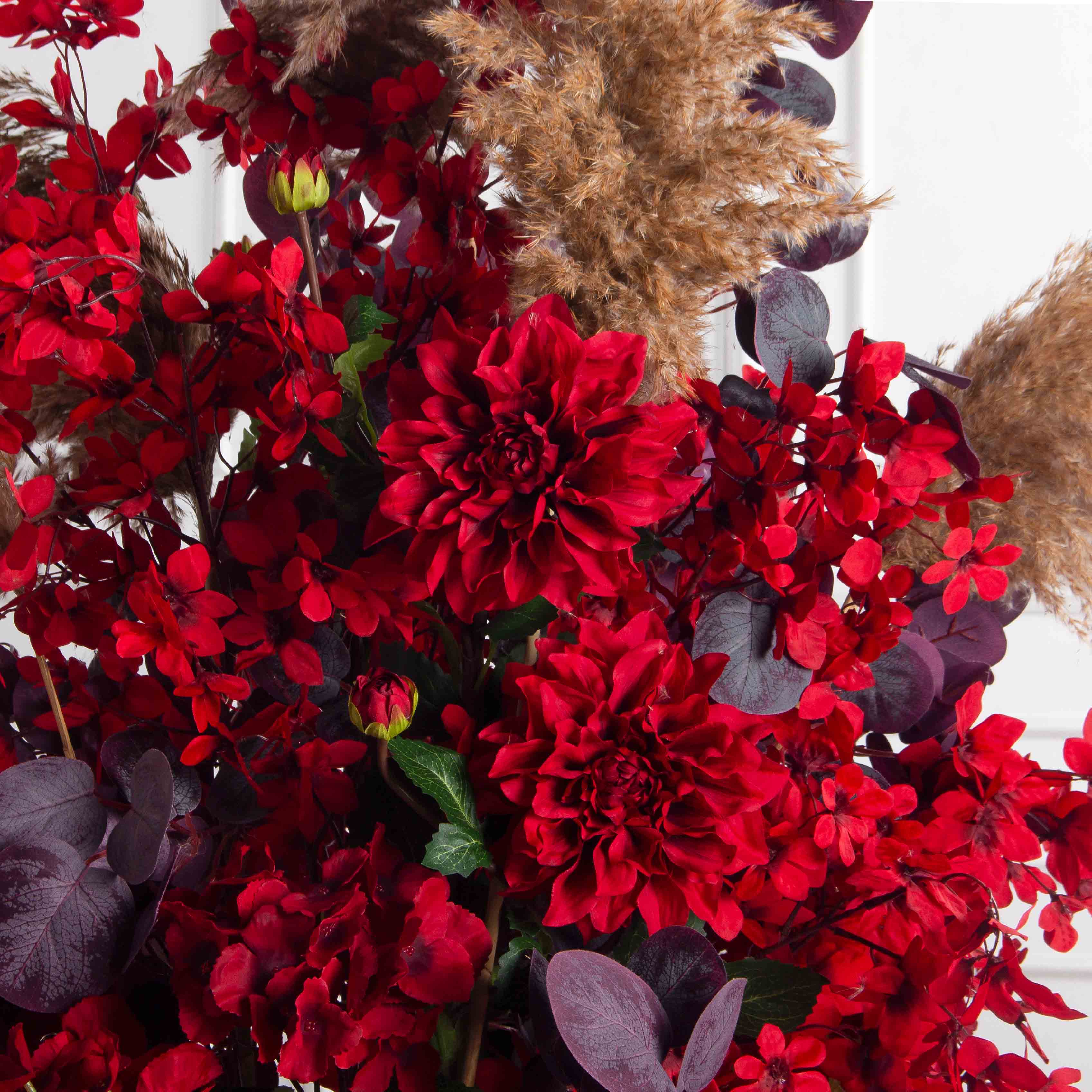 К549(Пр)(F) Композиция искусственная на основании, красно-бордовая_6