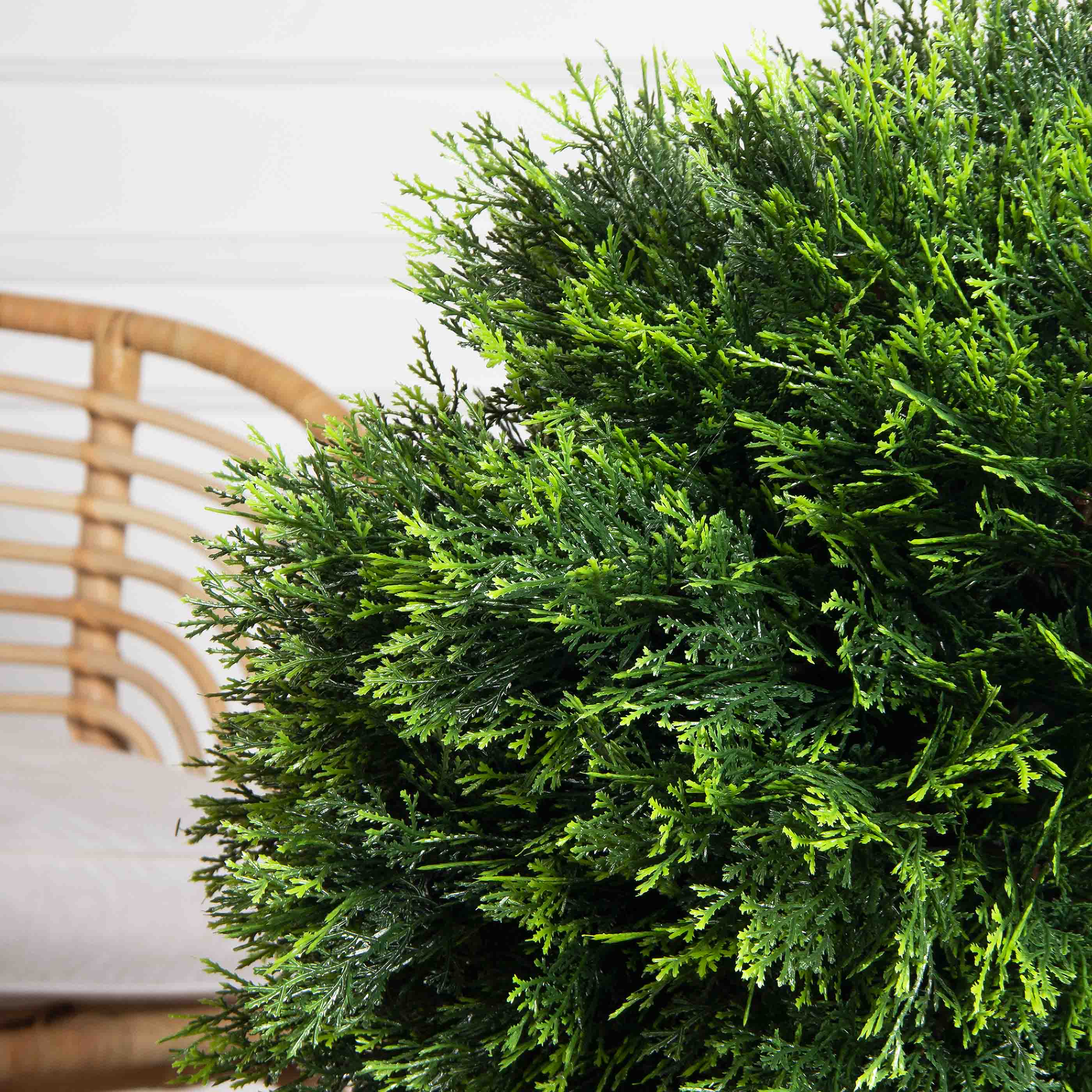 050/Ш/146(F) Туя искусственная шар Люкс для улицы h70см, d50см_3