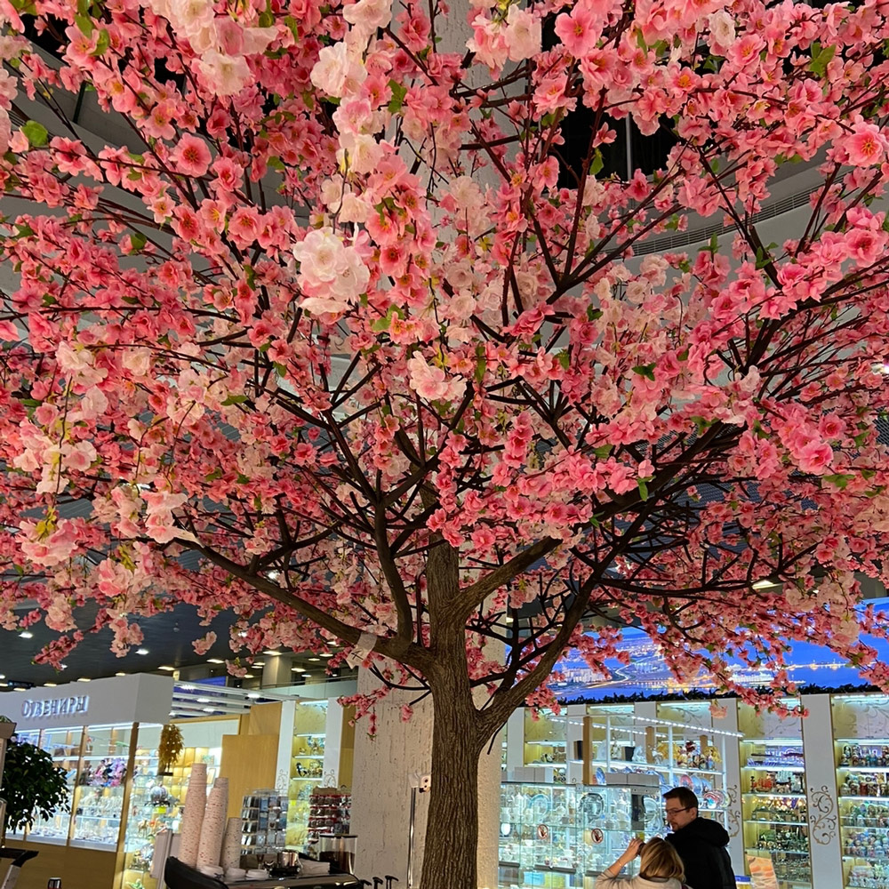 310разб/225(з.) Сакура искусственная разборная h310см, d400см, розовая_7