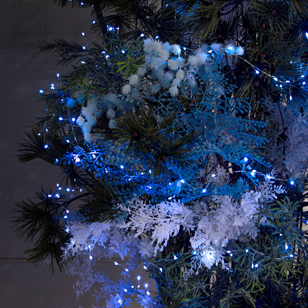 ДЛ187/СВ03с(Пр)(Fix)(F)Декор вход.группы h290см н/прутьях, прист.с гирляндой 