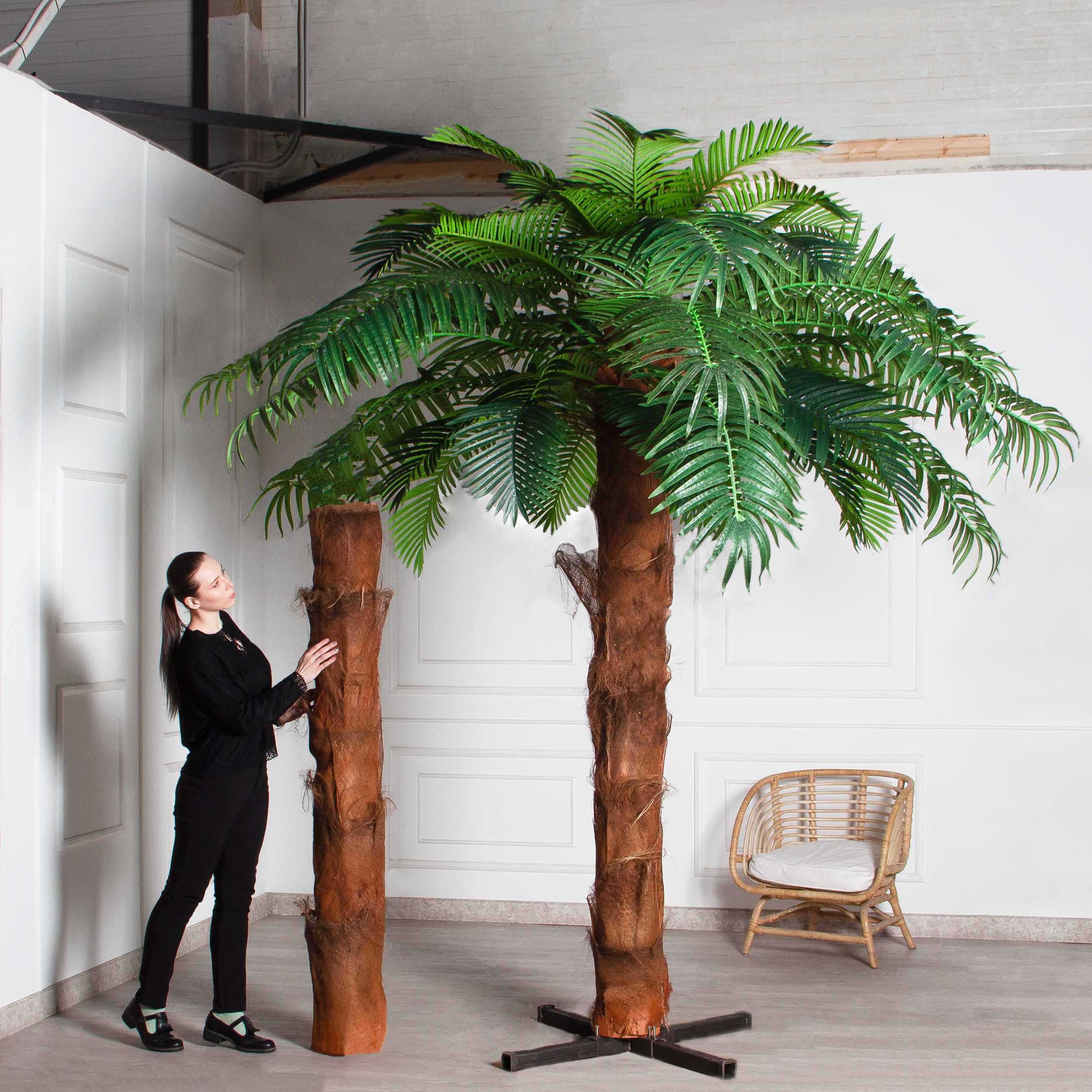 ПС450Разб/ТР/49Прем(Пр)(F) Пальма Арека искусственная h450см на мет.основании_2