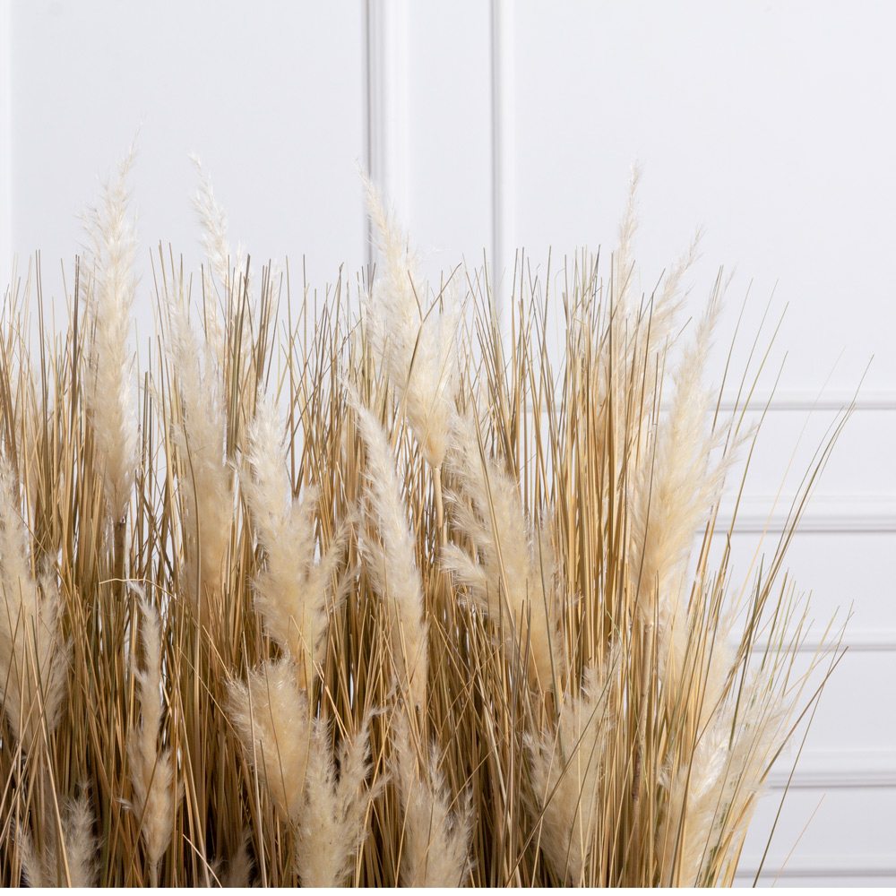 ТД007-12(з)(F) Трава Осока искусственная h60см в кокосовом боксе 84х16х24см_3