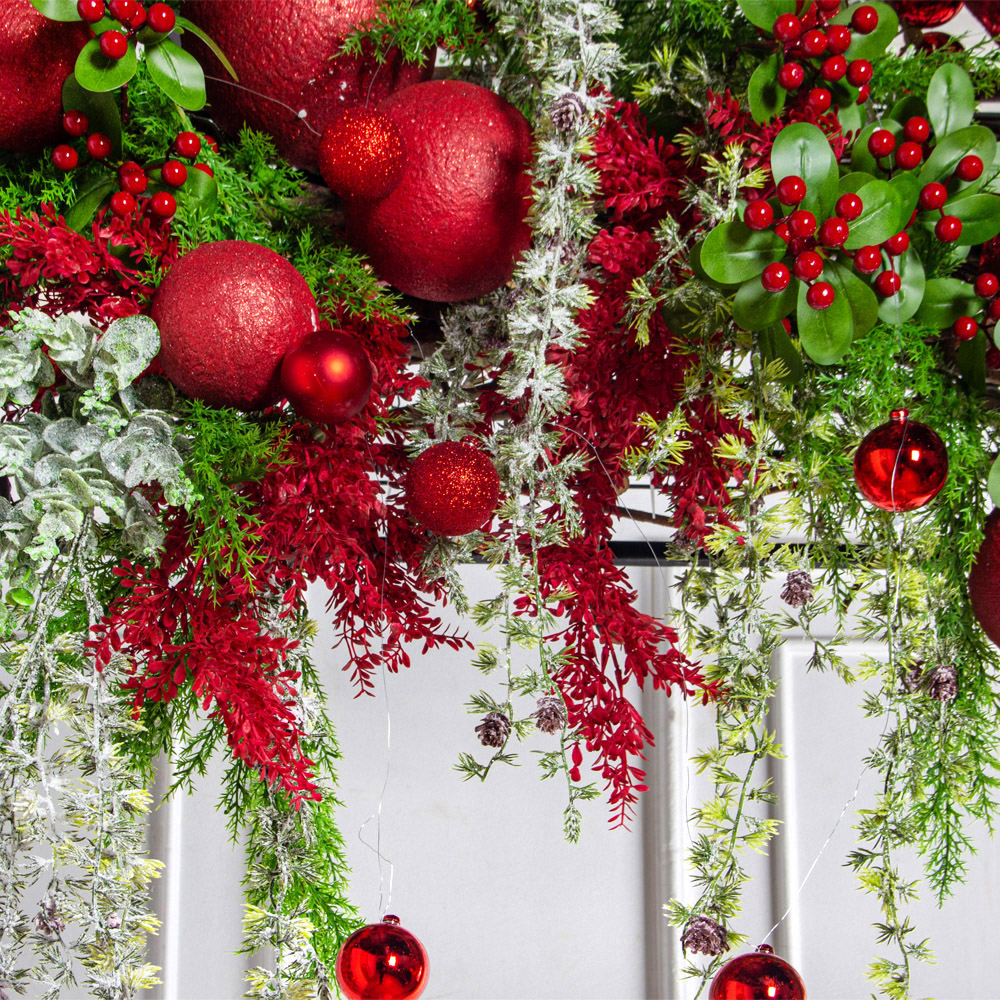 ДЛ190(Пр)(Fix)(F)Декор вход.группы h210см н/прутьях, прист.со звездами и шарами_6