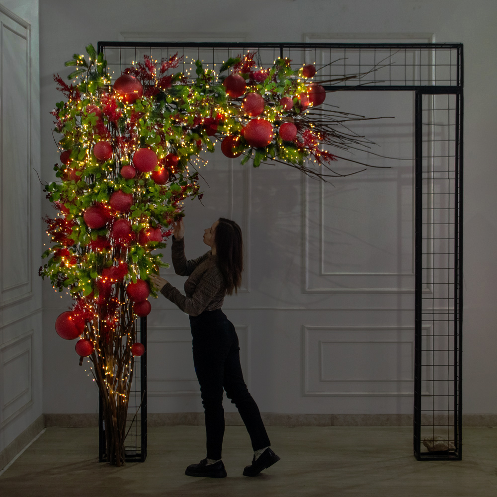 ДЛ185/СВ03т(Пр)(Fix)(F)Декор вход.группы h270см н/прутьях, прист.с гирл.