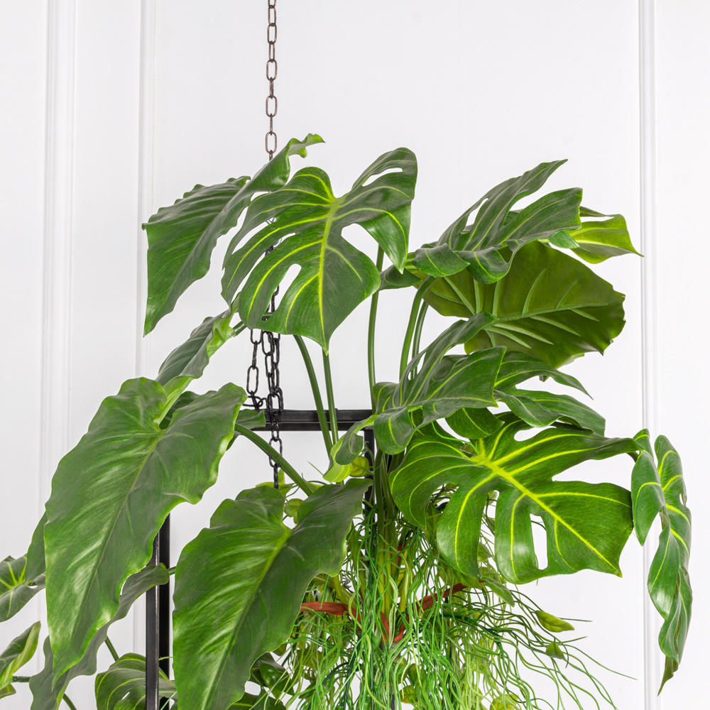 КМП4 Композиция Тропический микс h55-60см на металлической подставке h55см_6