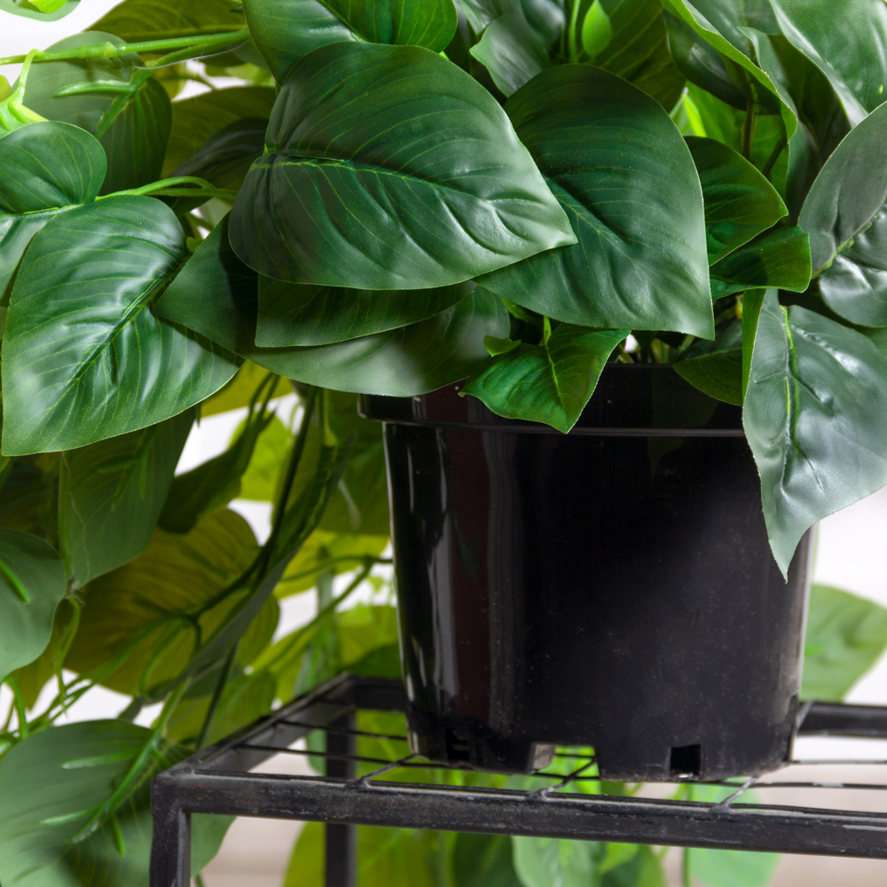 КЗ/09(з)(F) Композиция искусственная Потос ампельный (латекс) в кашпо_10