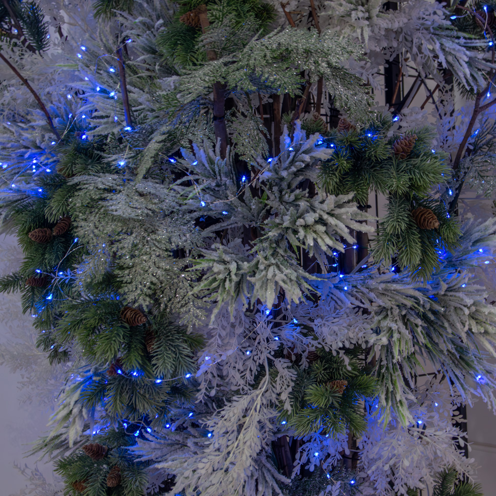 ДЛ181/СВ03с(Пр)(Fix)(F)Декор вход.группы h300см н/прутьях, прист.с гирляндой 