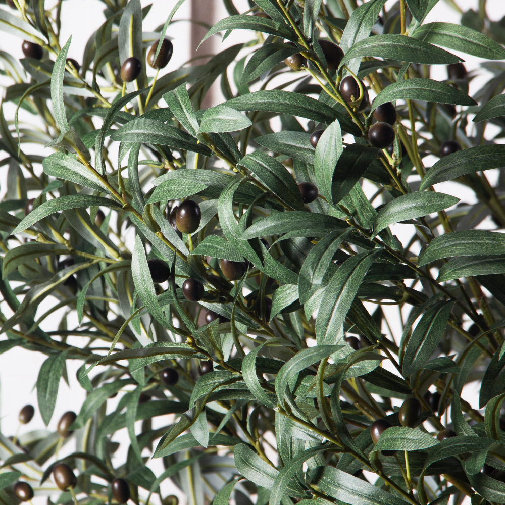 210/ОС/РН/АСС/465(з)(F) Оливковое дерево искусственное с плодами h210см_5