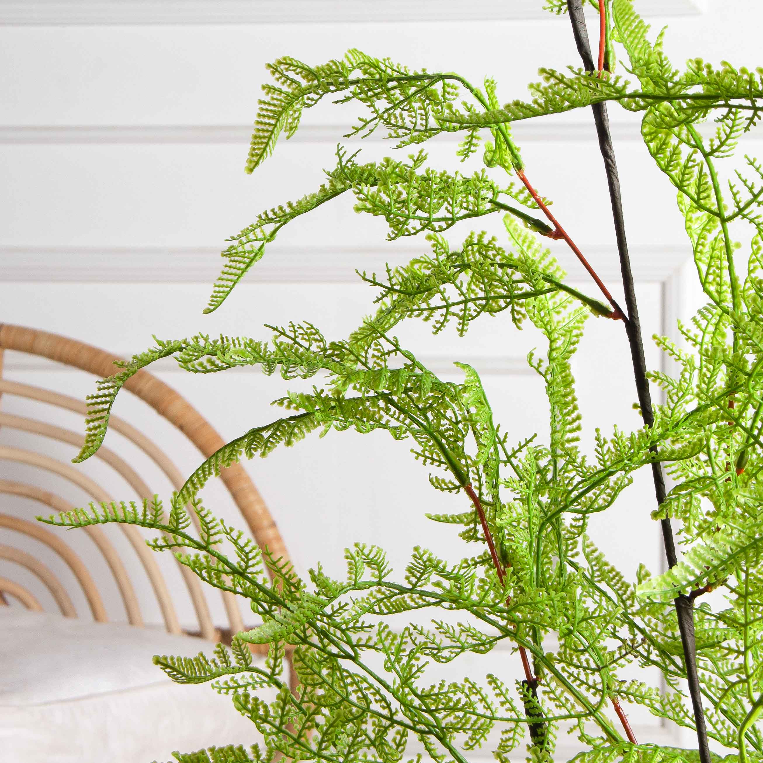 120/К/ОС/204(F) Папоротник Даваллия искусственный куст h120см (латекс)_3