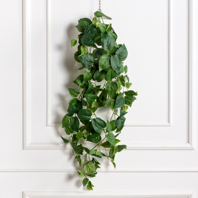 7143/0411-22/9(F) Плющ сциндапсус искусственный h120см, зеленый