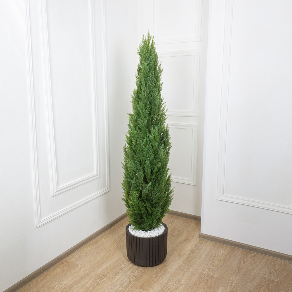 707/К2702/М3040(Fix) Кашпо Шато d38см, h30см, 29л, коричневое_1