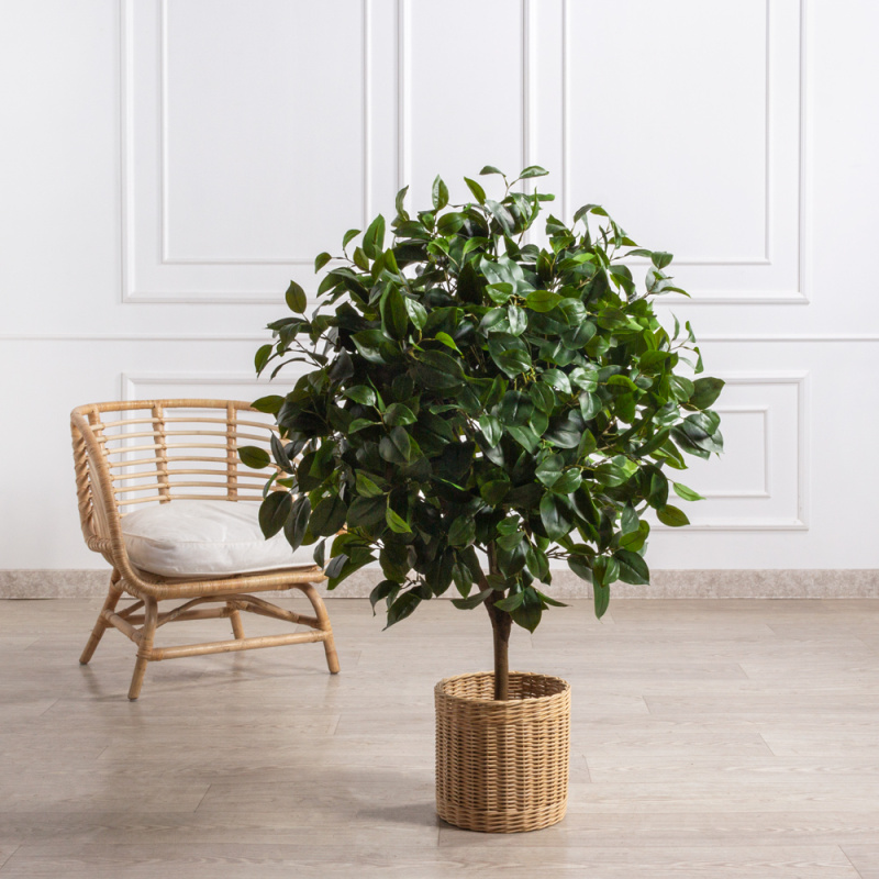 120/Ш/497(F) Фикус искусственный h120см (латекс)