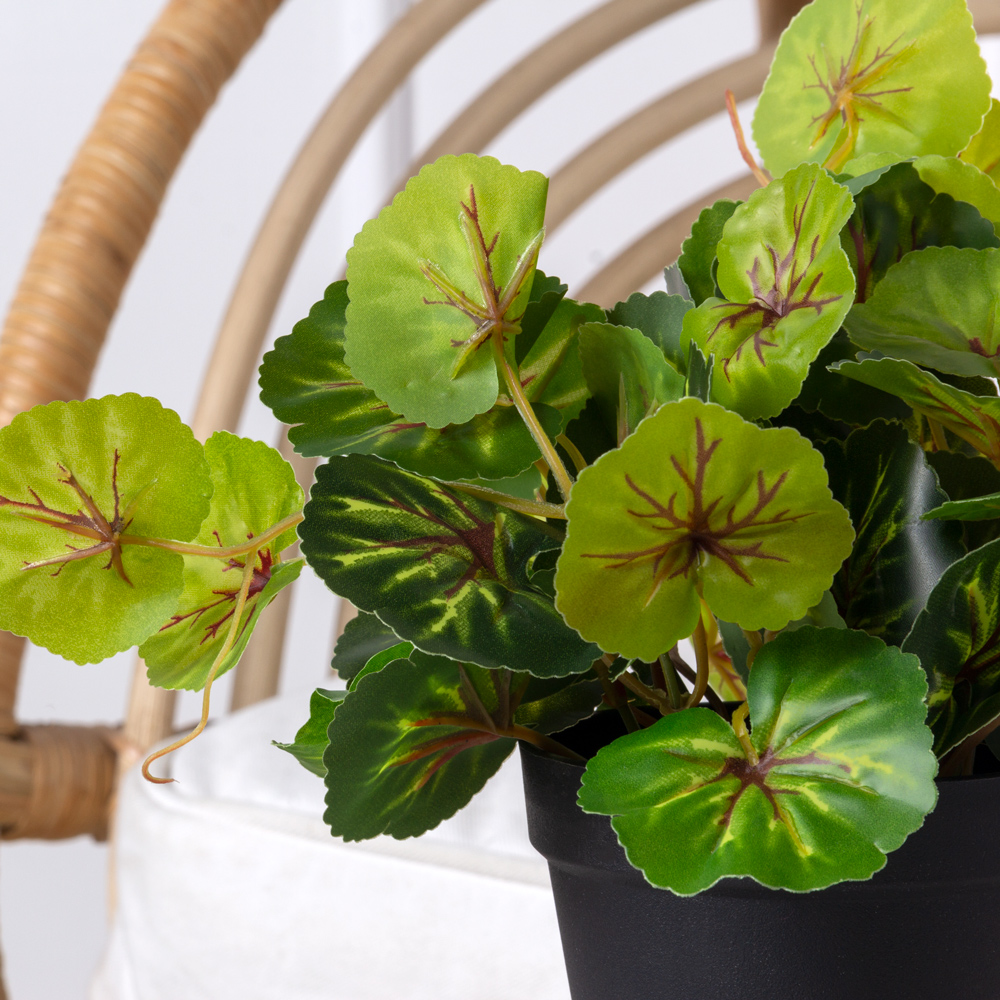 КС63(МД) Пеларгония искусственная (латекс) в кашпо_1