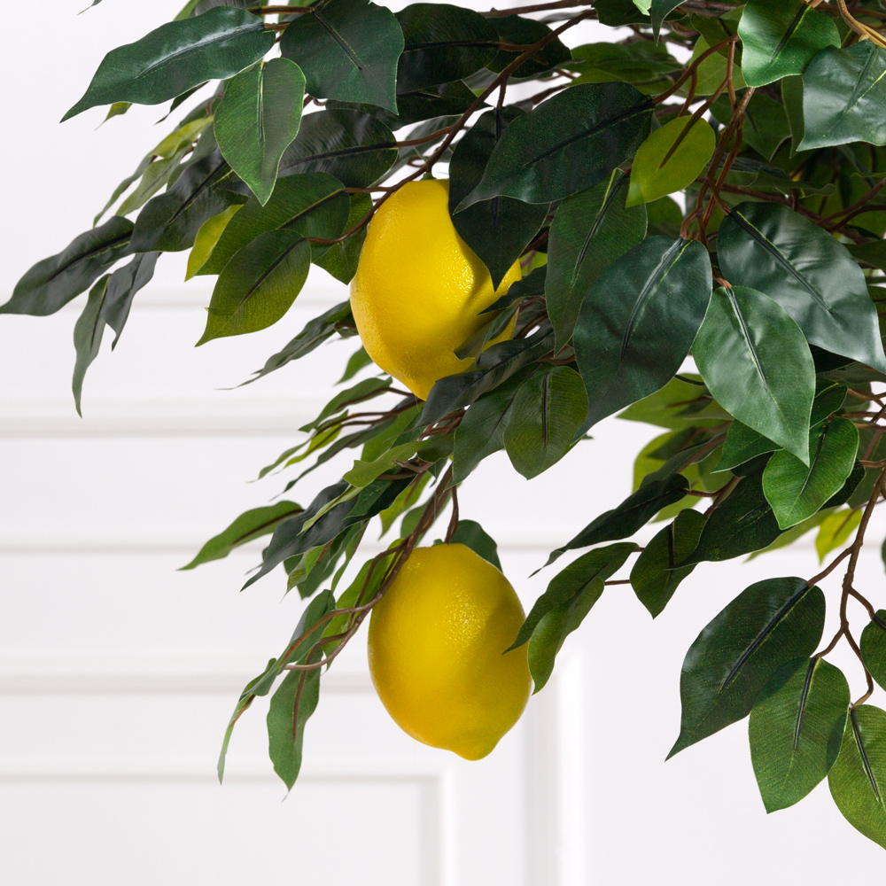 160/ОС/20М(з)(F) Лимон искусственный с плодами h160см (латекс)_2