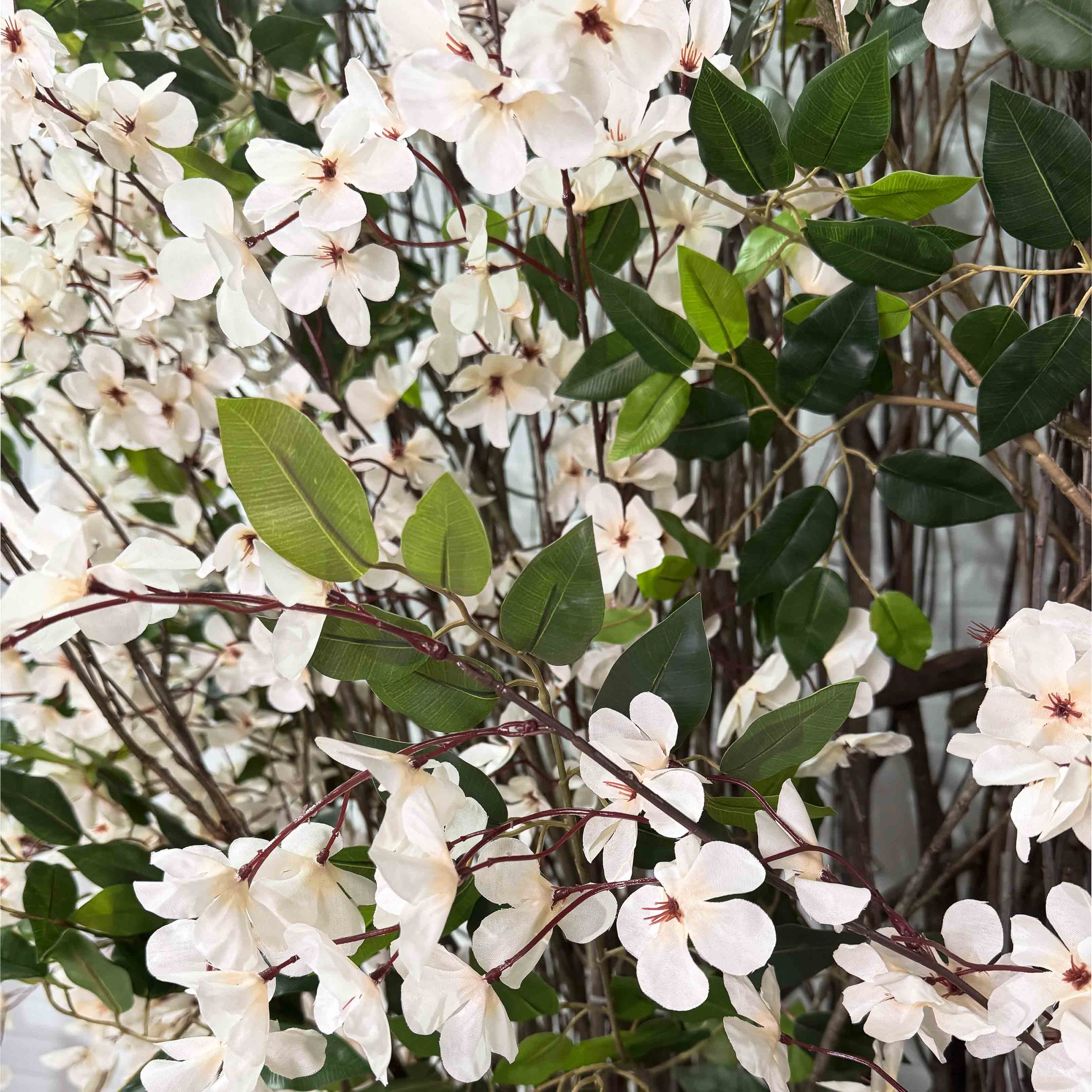 ДЛ160(F) Декор входной группы цветочный h 310 см на стволах, пристенный_4