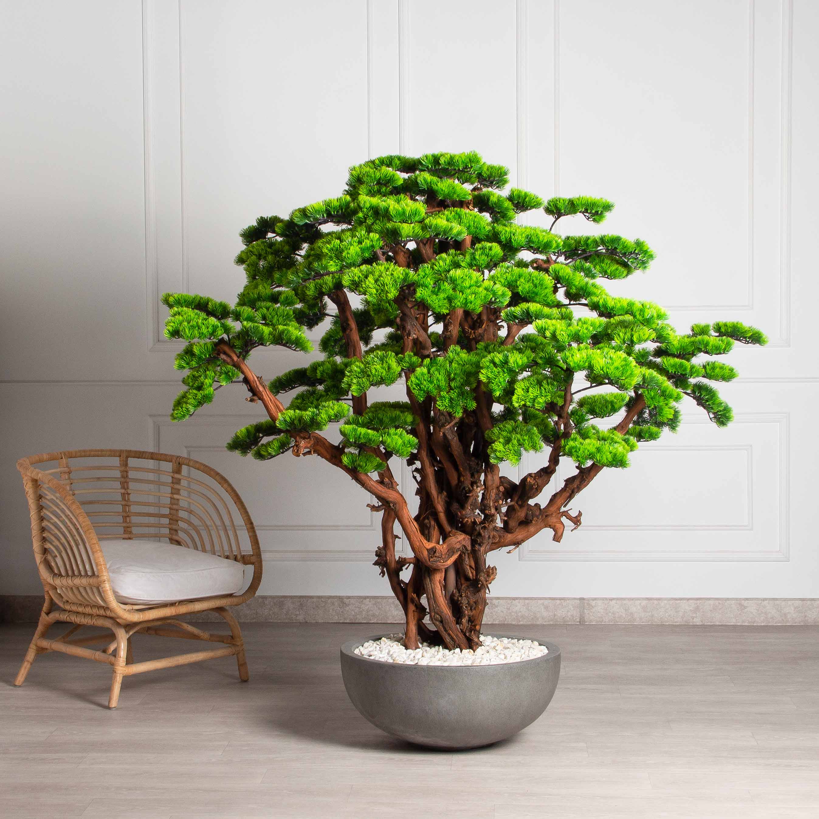 БС160/ОС/3000-1(Пр)(F) Бонсай искусственный Сосна h160см_2