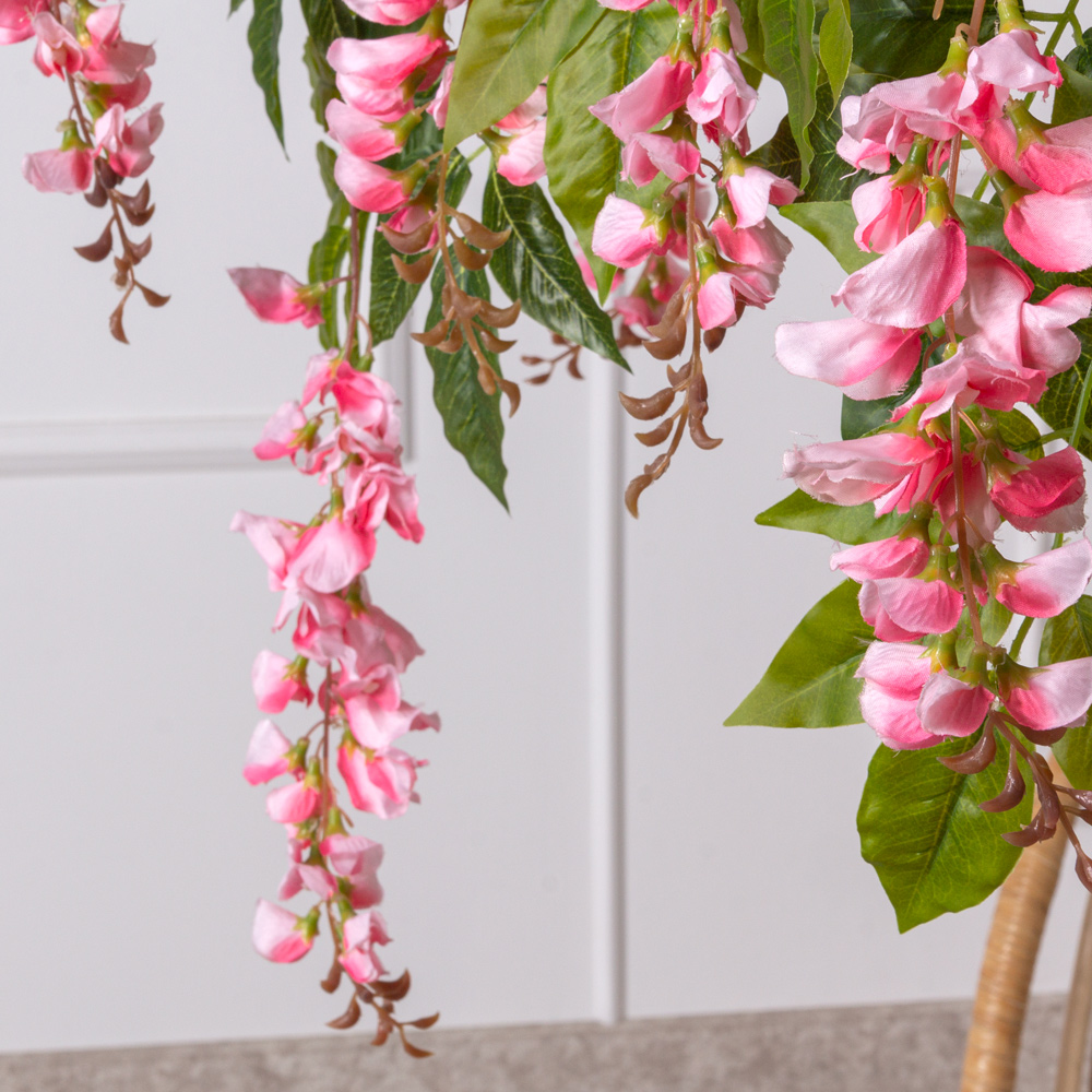 160/ОС/424-3(Пр) Глициния(вистерия) искусственная h160см (латекс), розовая_3