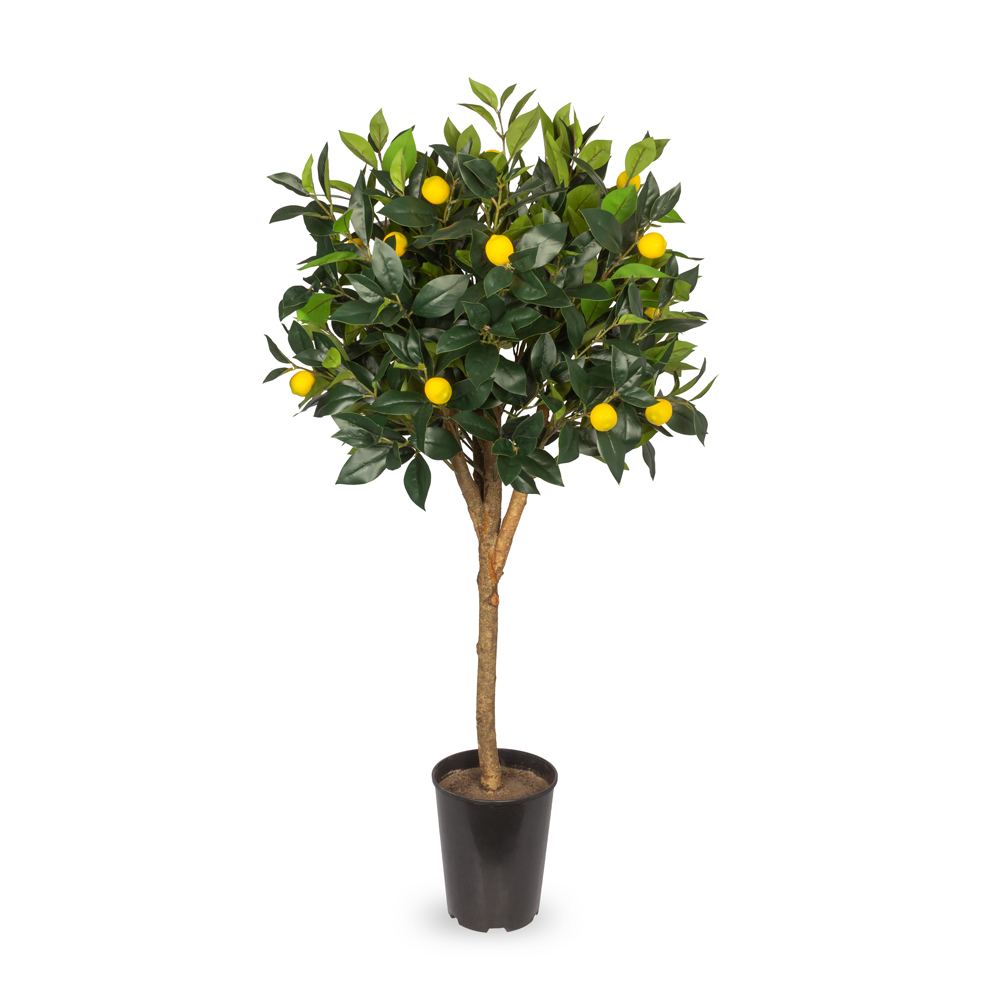 140/РН/20М Дерево искусственное Лимон с плодами h140см_1