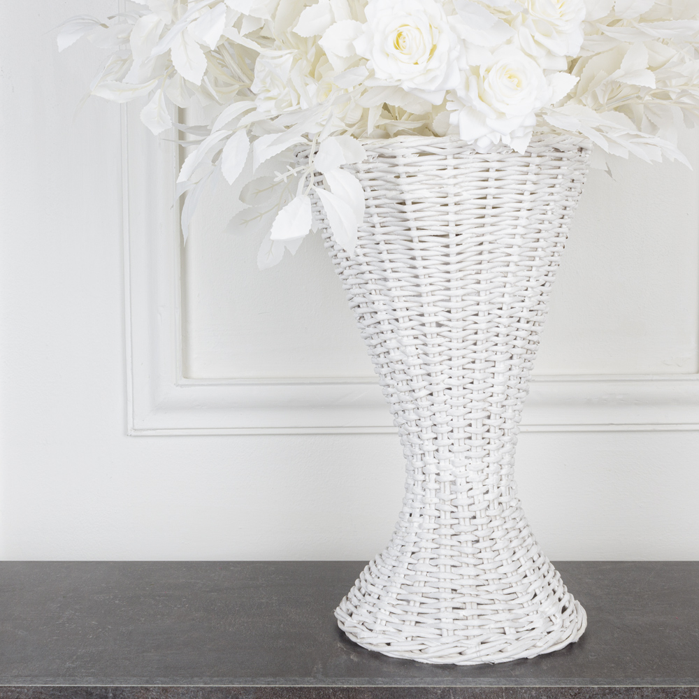 К430/2(з.) Композиция искусственная с розами в корзинке d25хh40см_3